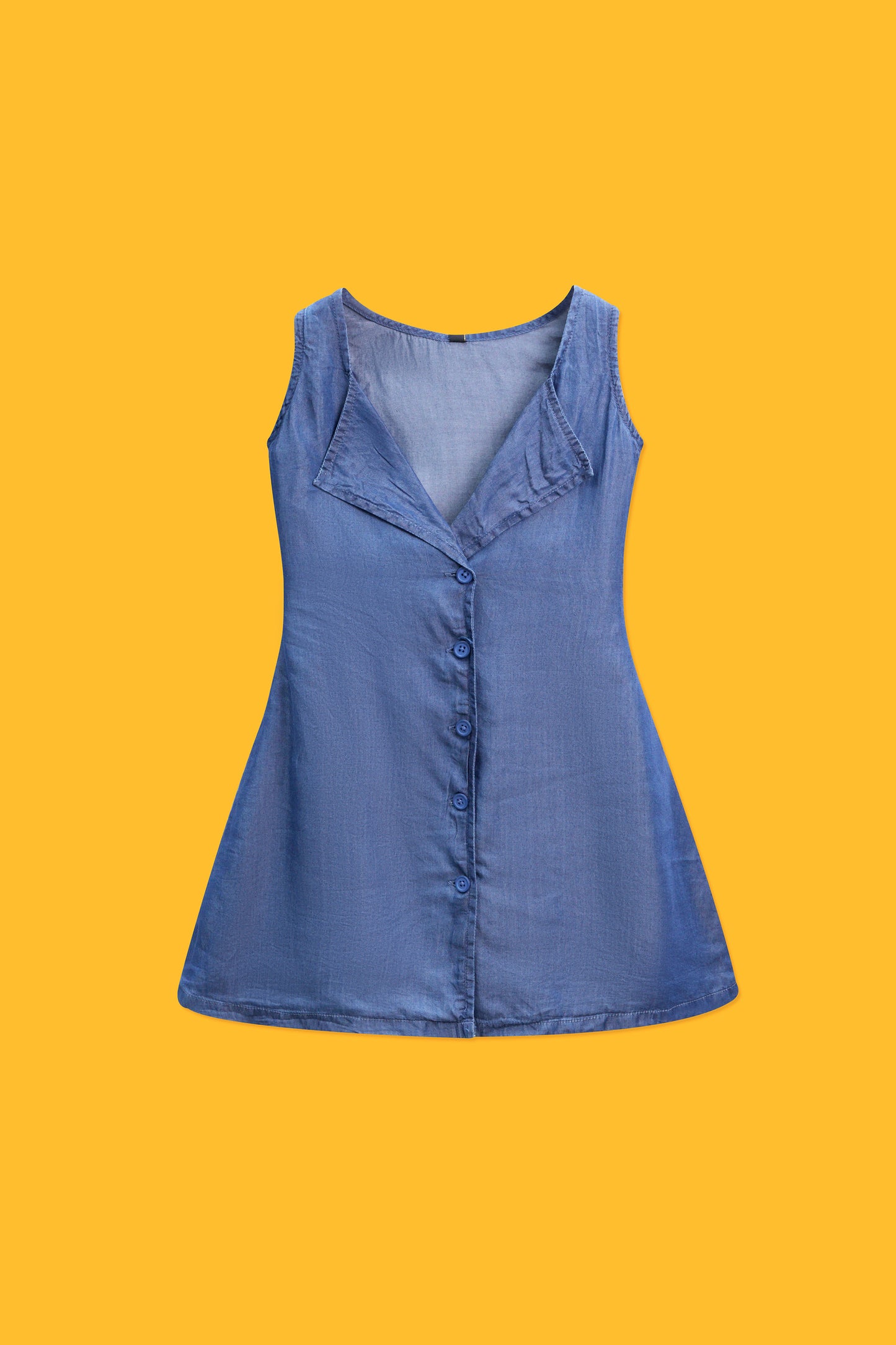 Little girls  Frock -Medium Wash