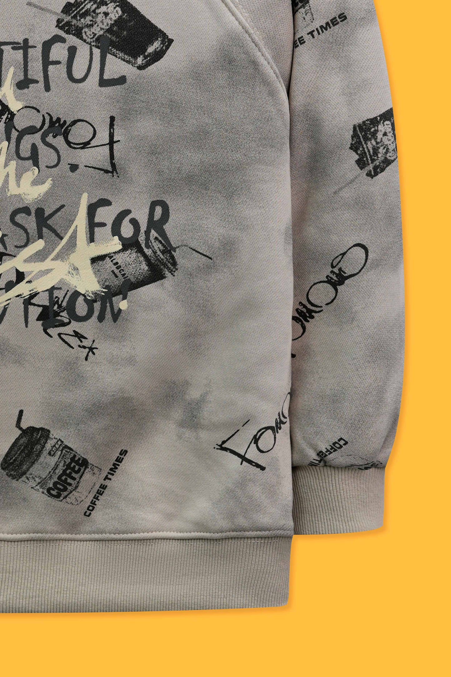 Junior Boys Two-Piece Outfit - Warm Grey