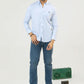 Men Casual Dress Shirt - Clear Sky