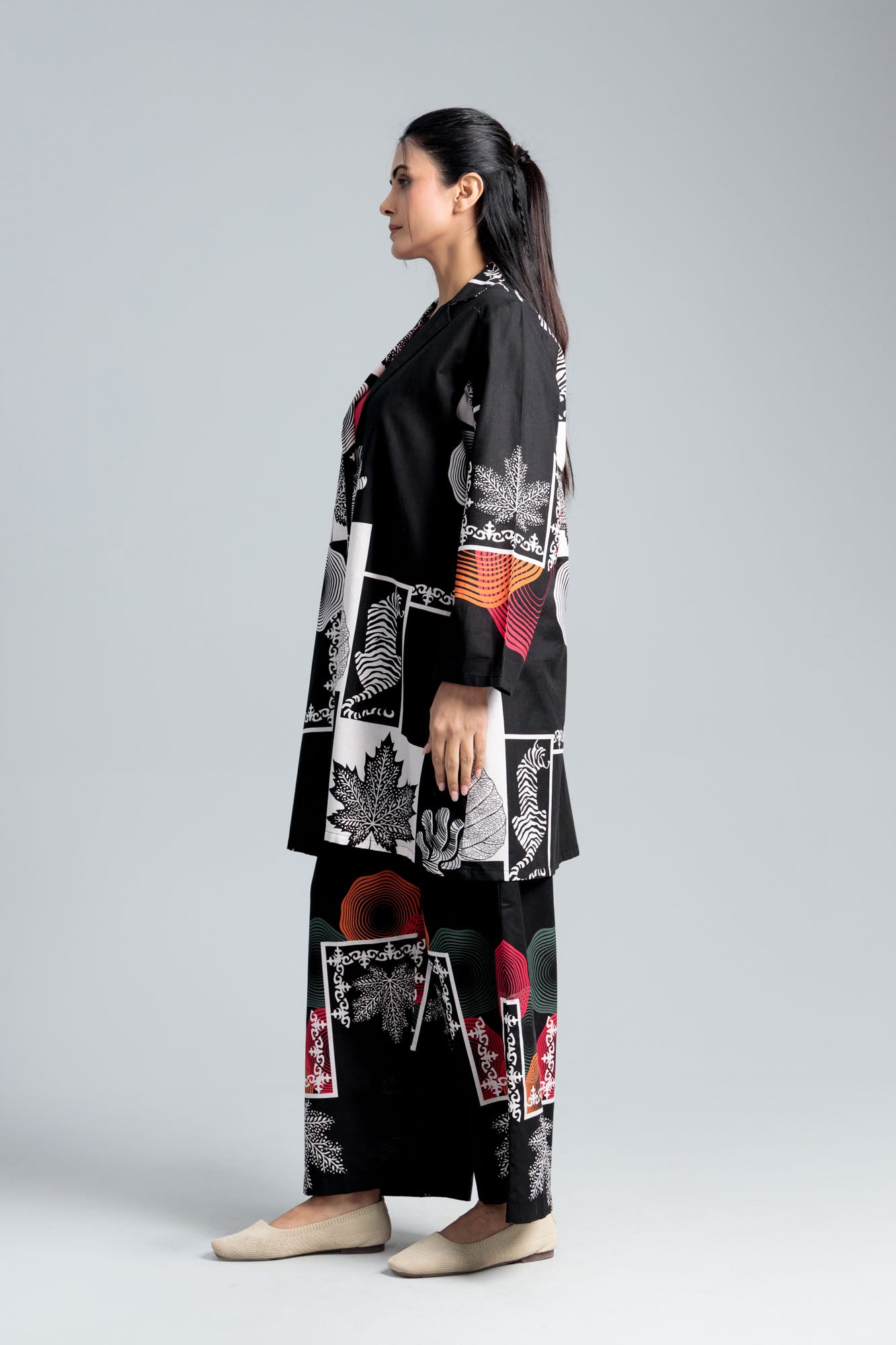 Women’s Cotton Co-Ord Set - Black