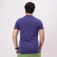 Men Printed T-Shirt - Navy Blue - Harwage