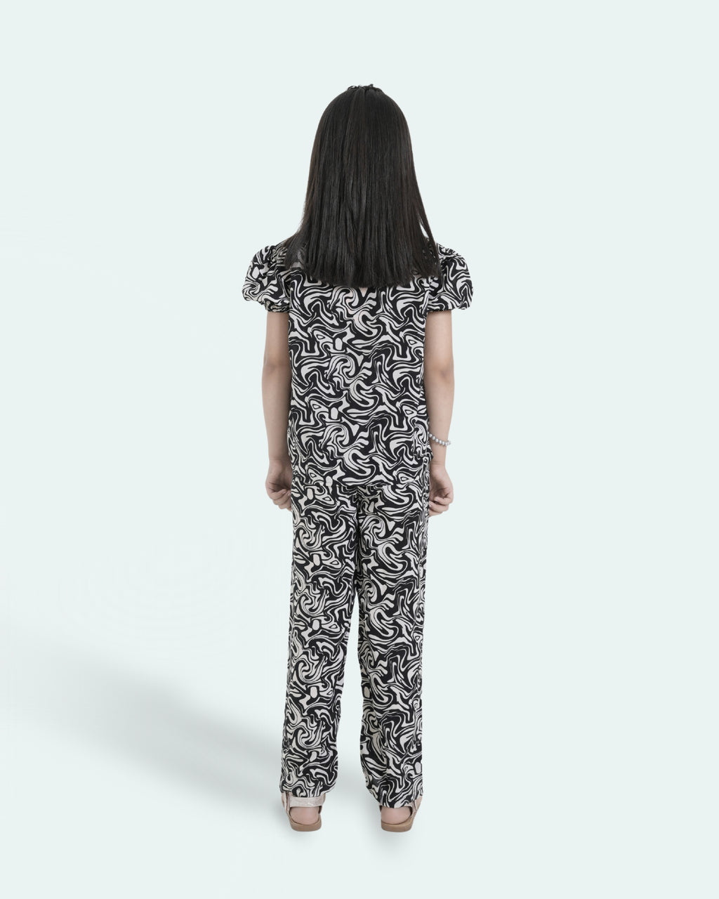 Girls Two Piece Set - Black