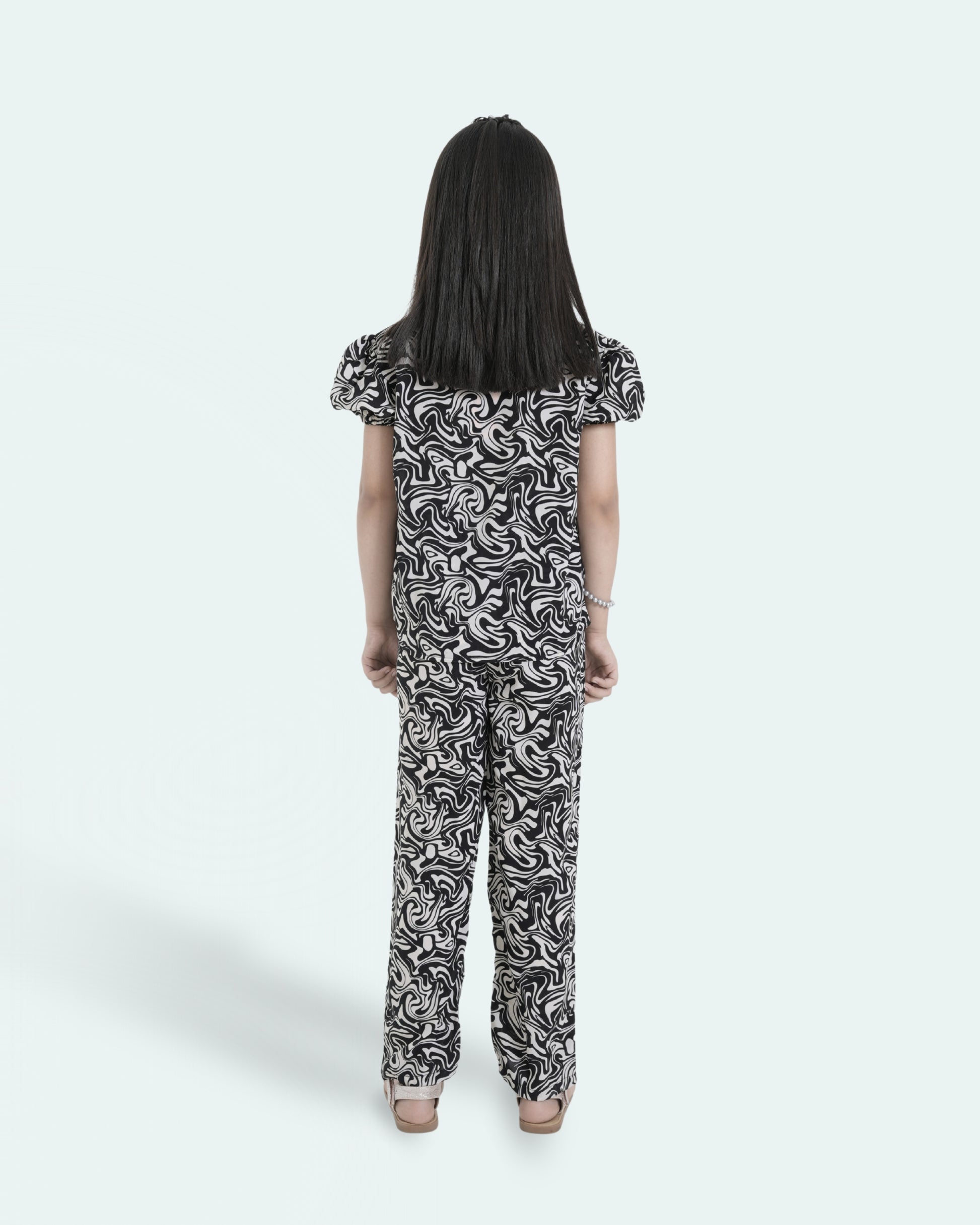 Girls Two Piece Set - Black