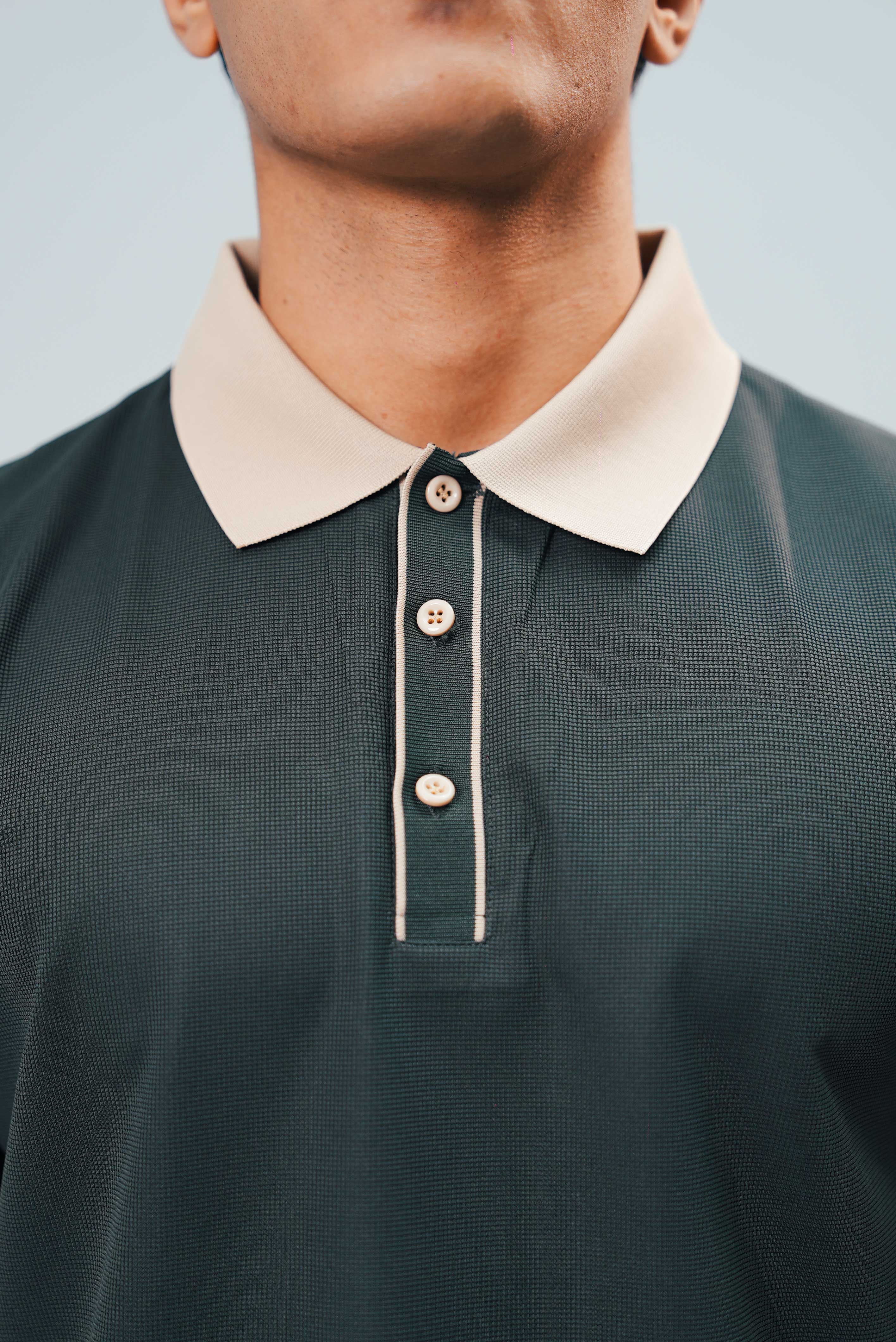 Men’s Essential Plain Polo Shirt – Dark Green