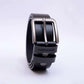 Men Faux Leather Belt - Black - Harwage