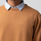 Men’s Crew Neck Sweater - Mustard