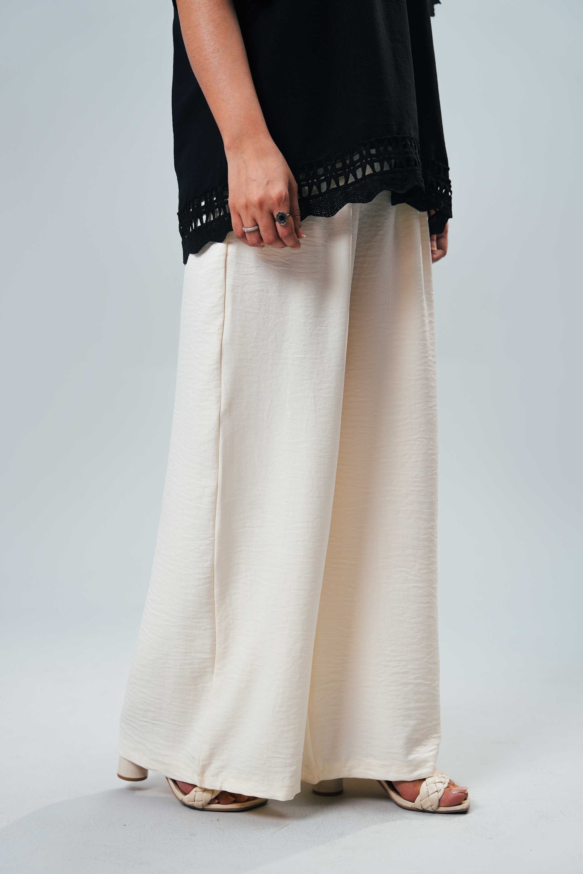 Women Trouser - Off White
