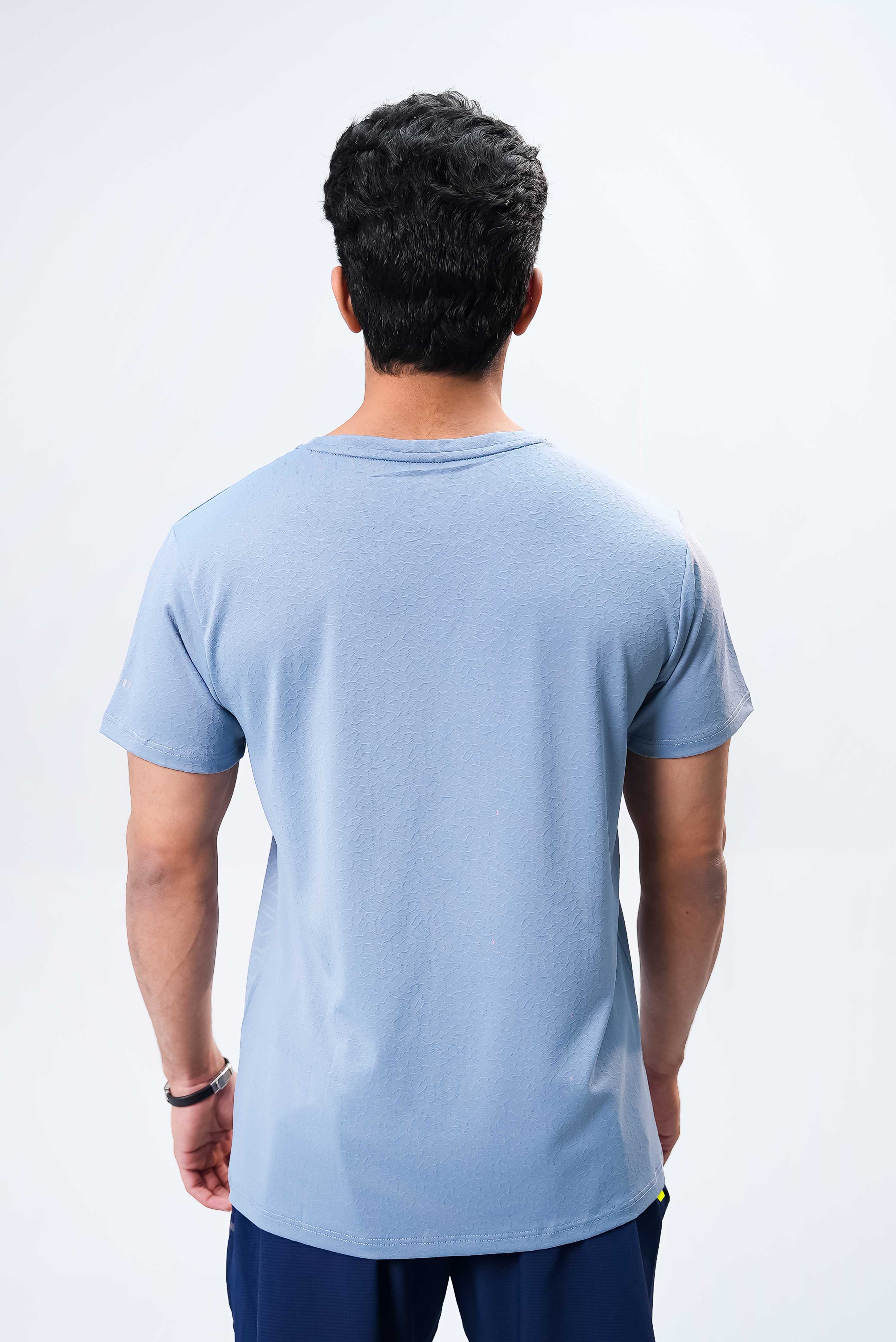 Men’s Gym Wear Top – Blue Grey