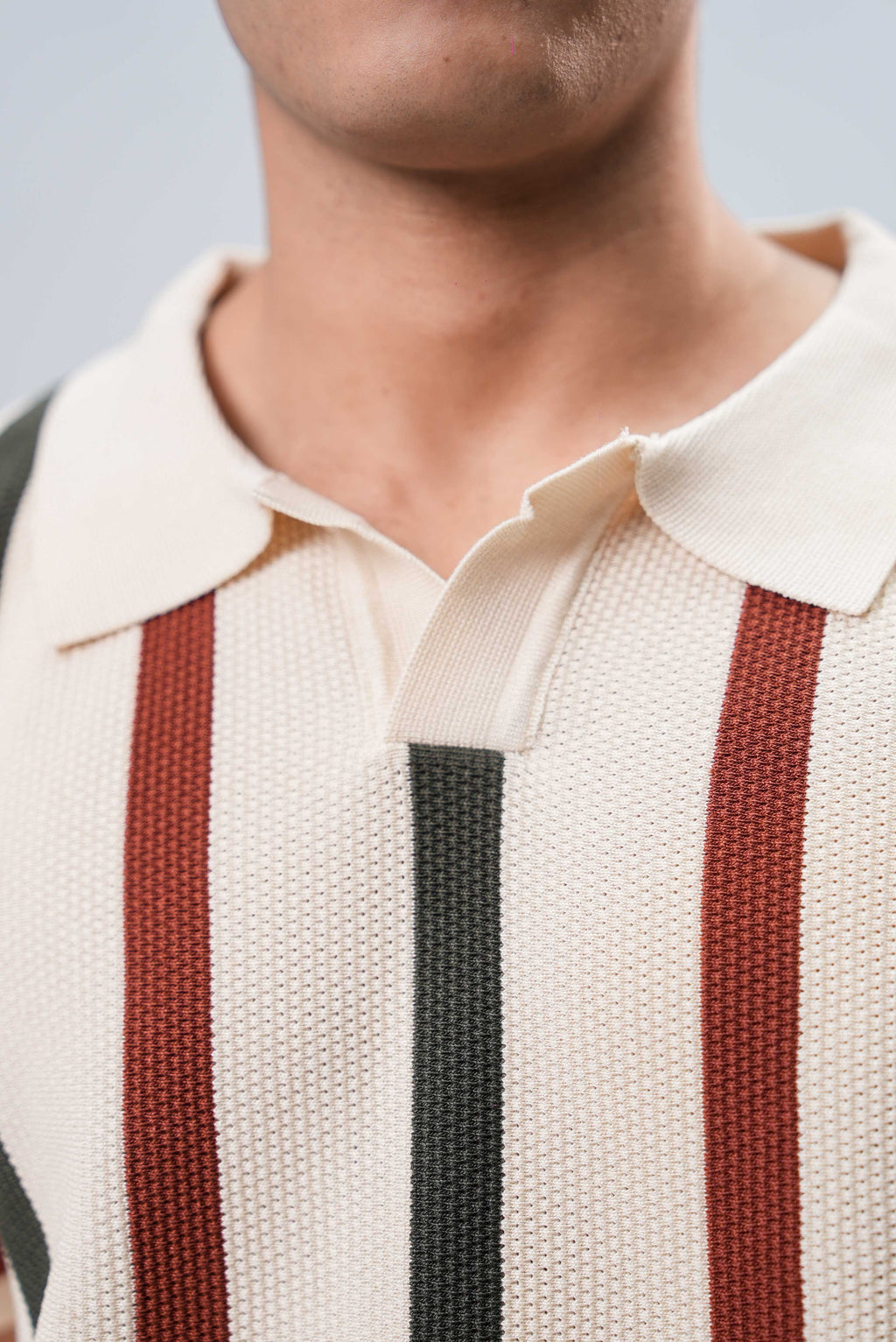 Men’s Essential Plain Polo Shirt – Cream