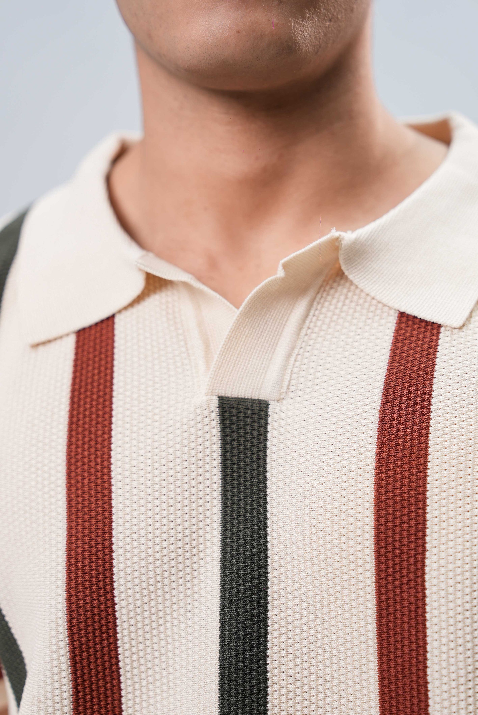 Men’s Essential Plain Polo Shirt – Cream