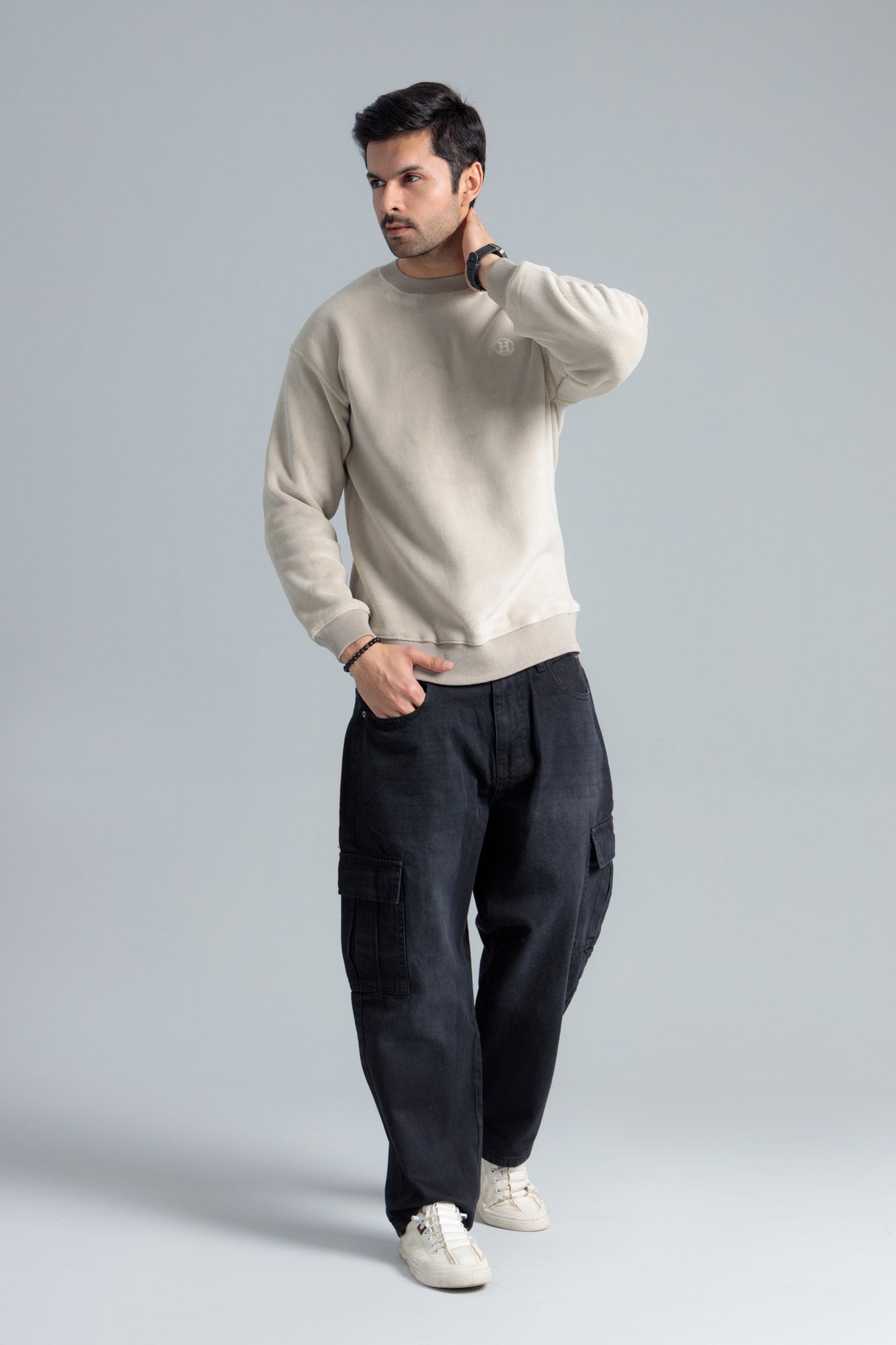 Men’s Cozy Sweatshirt – Lunar Grey