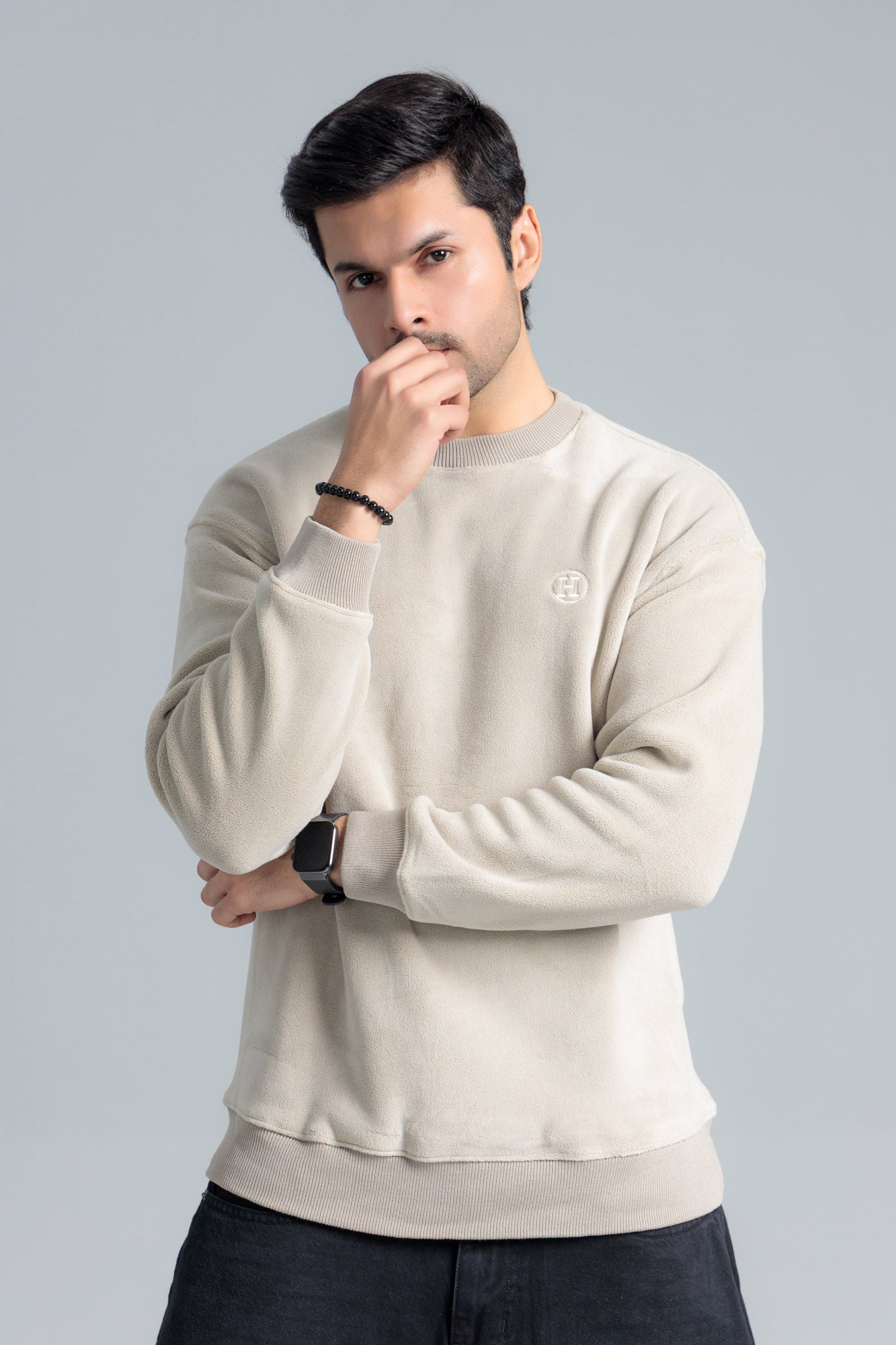 Men’s Cozy Sweatshirt – Lunar Grey