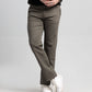 Men's Elasticated Chino Trousers - Olive