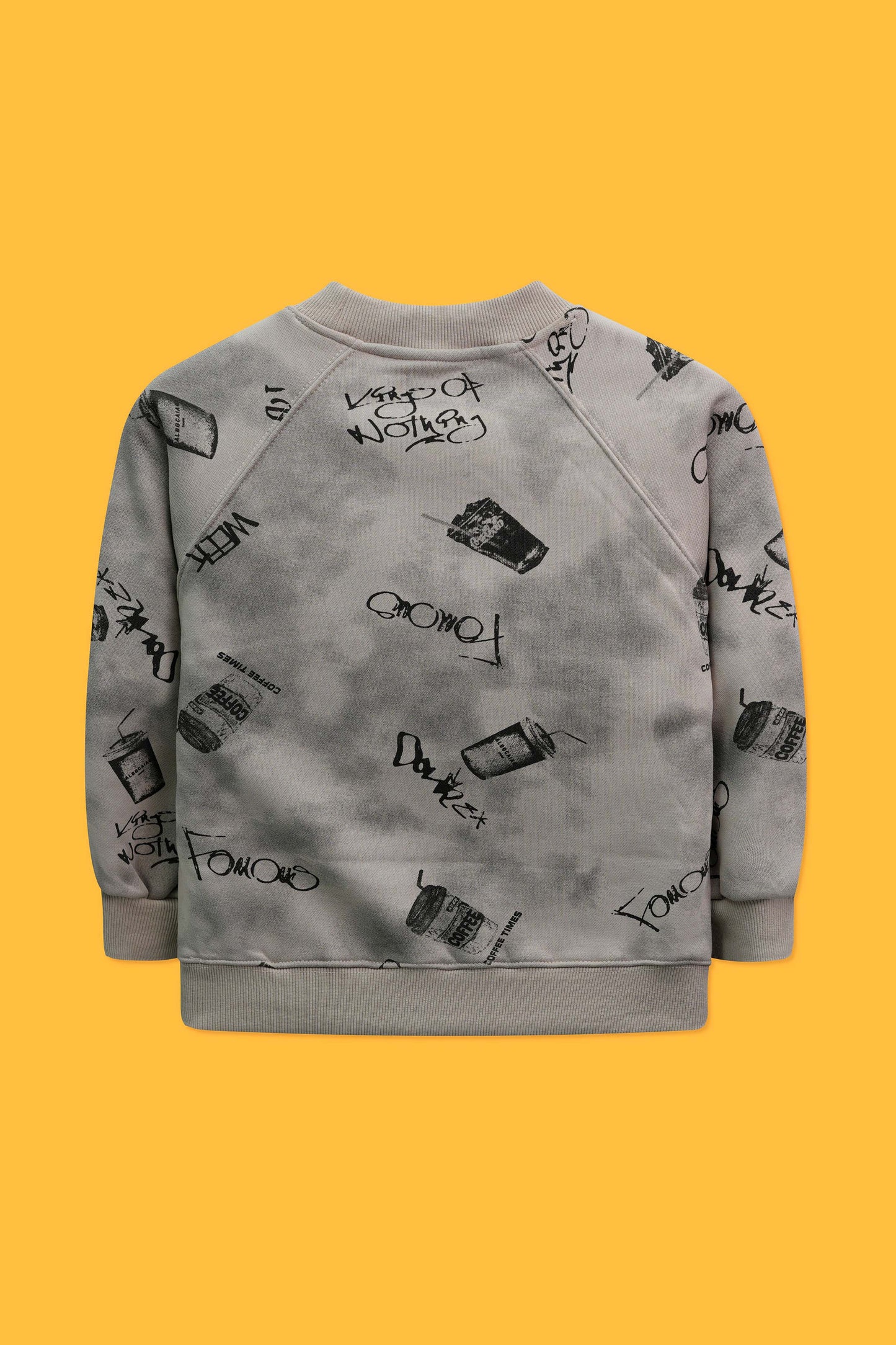 Junior Boys Two-Piece Outfit - Warm Grey