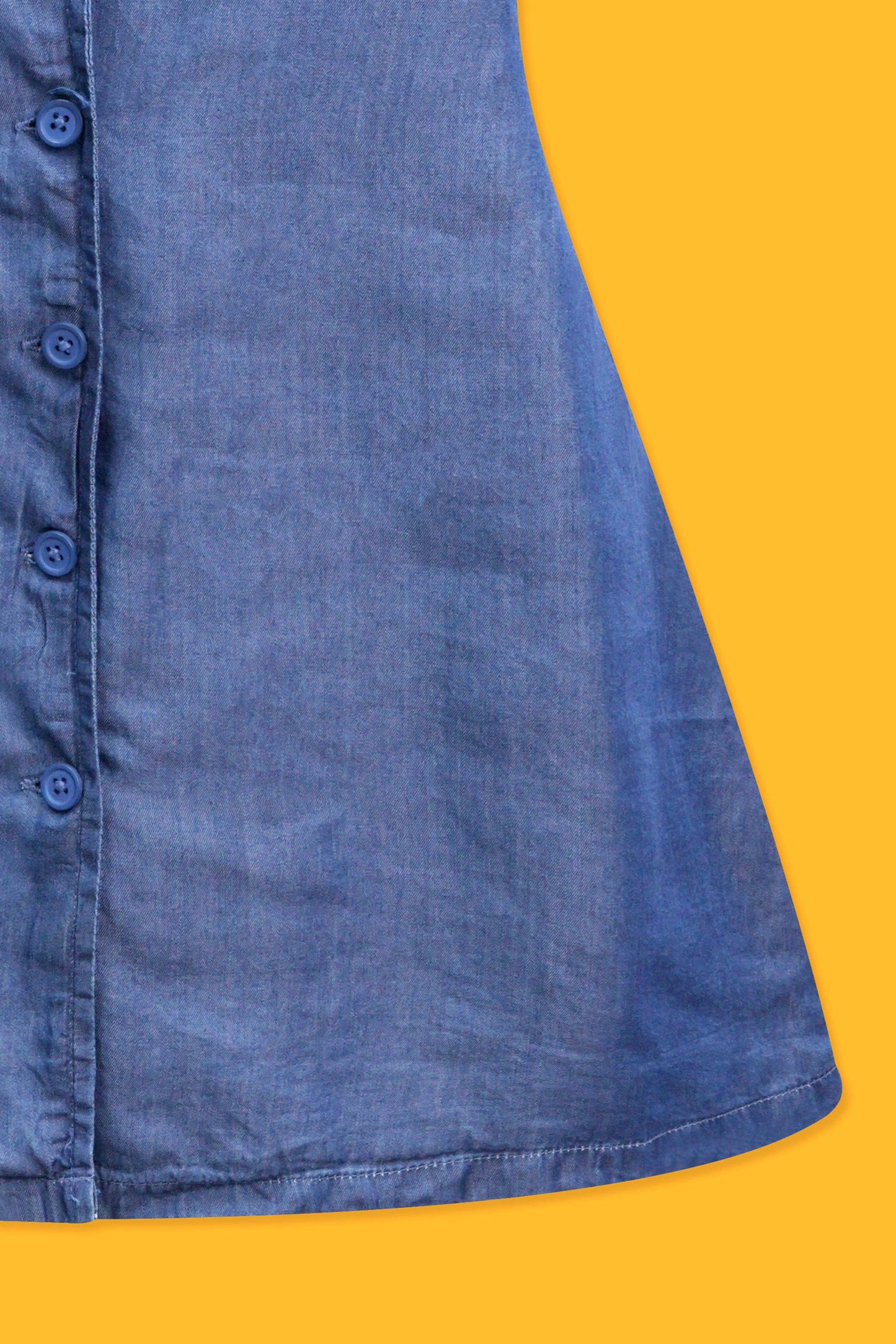 Little girls  Frock -Medium Wash