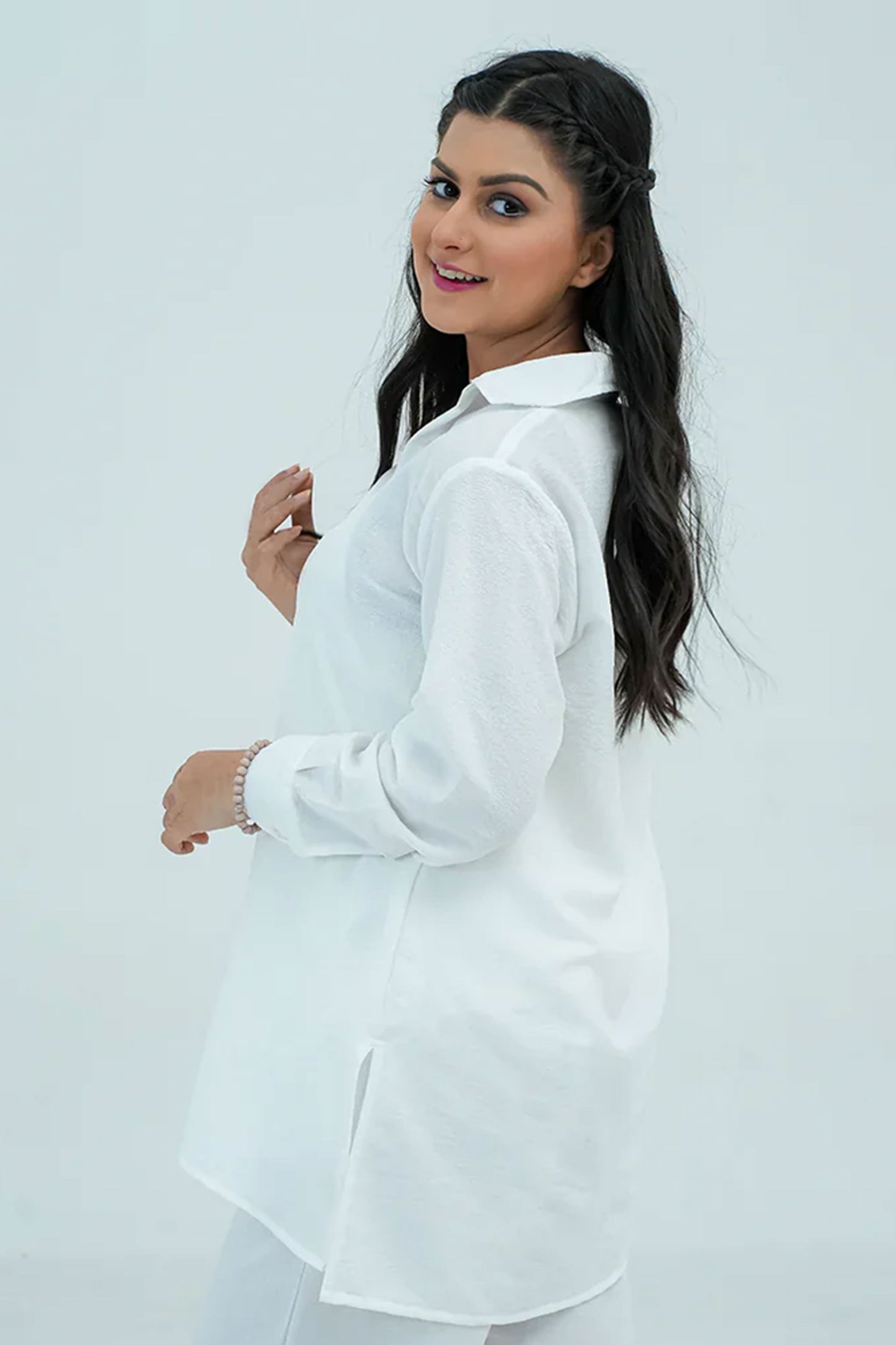 Women Basic Shirt - White