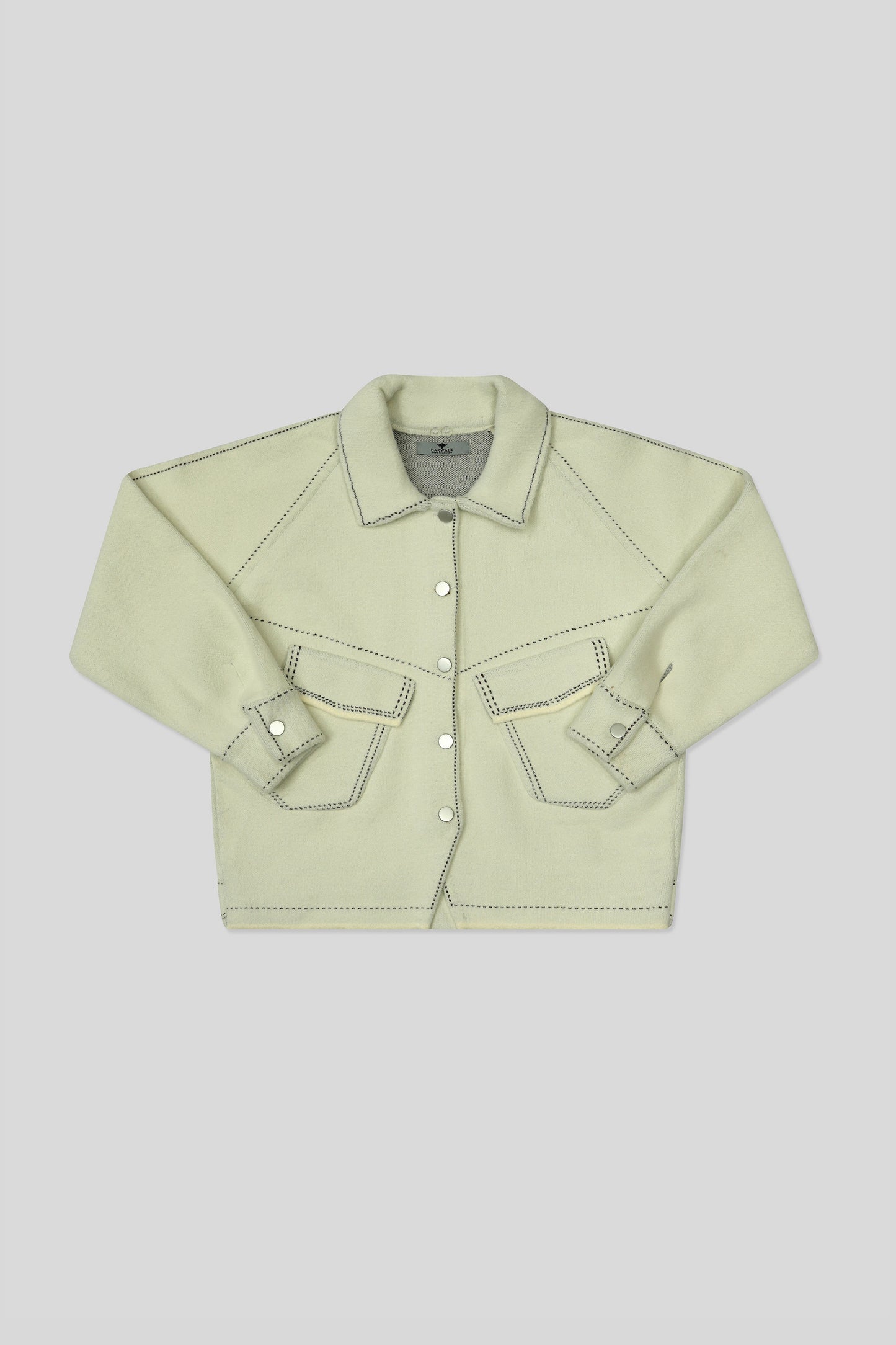 Women’s Oversize Wool Coat - Star White