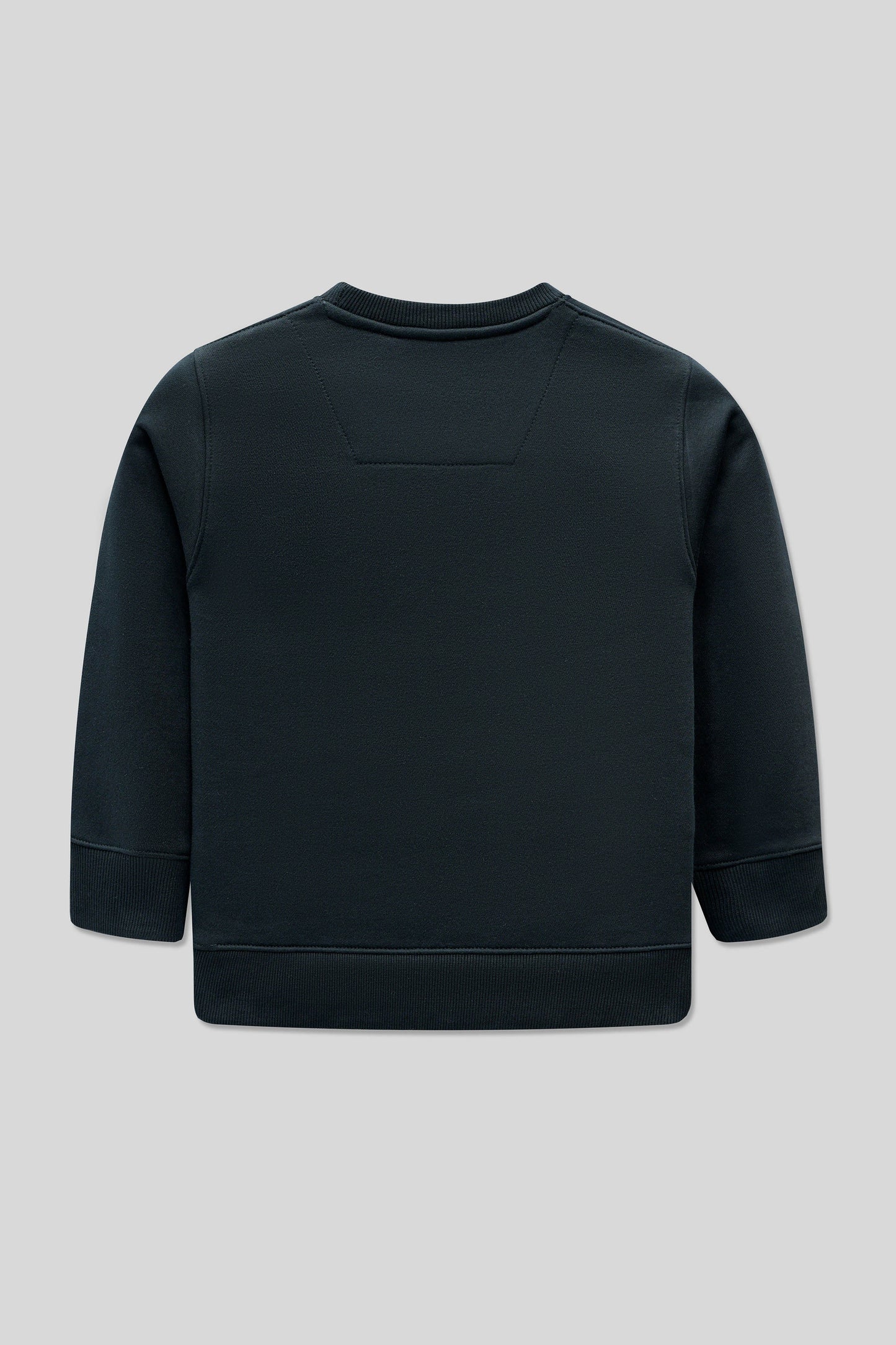 Boys Embroidered Sweatshirt – Black