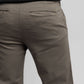 Men's Elasticated Chino Trousers - Olive