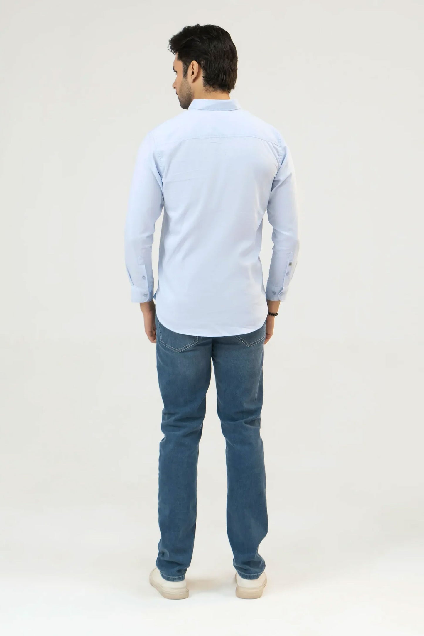 Men Casual Dress Shirt - Clear Sky