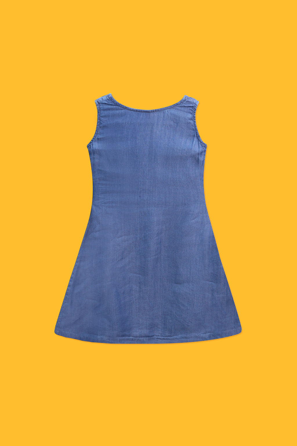 Little girls  Frock -Medium Wash