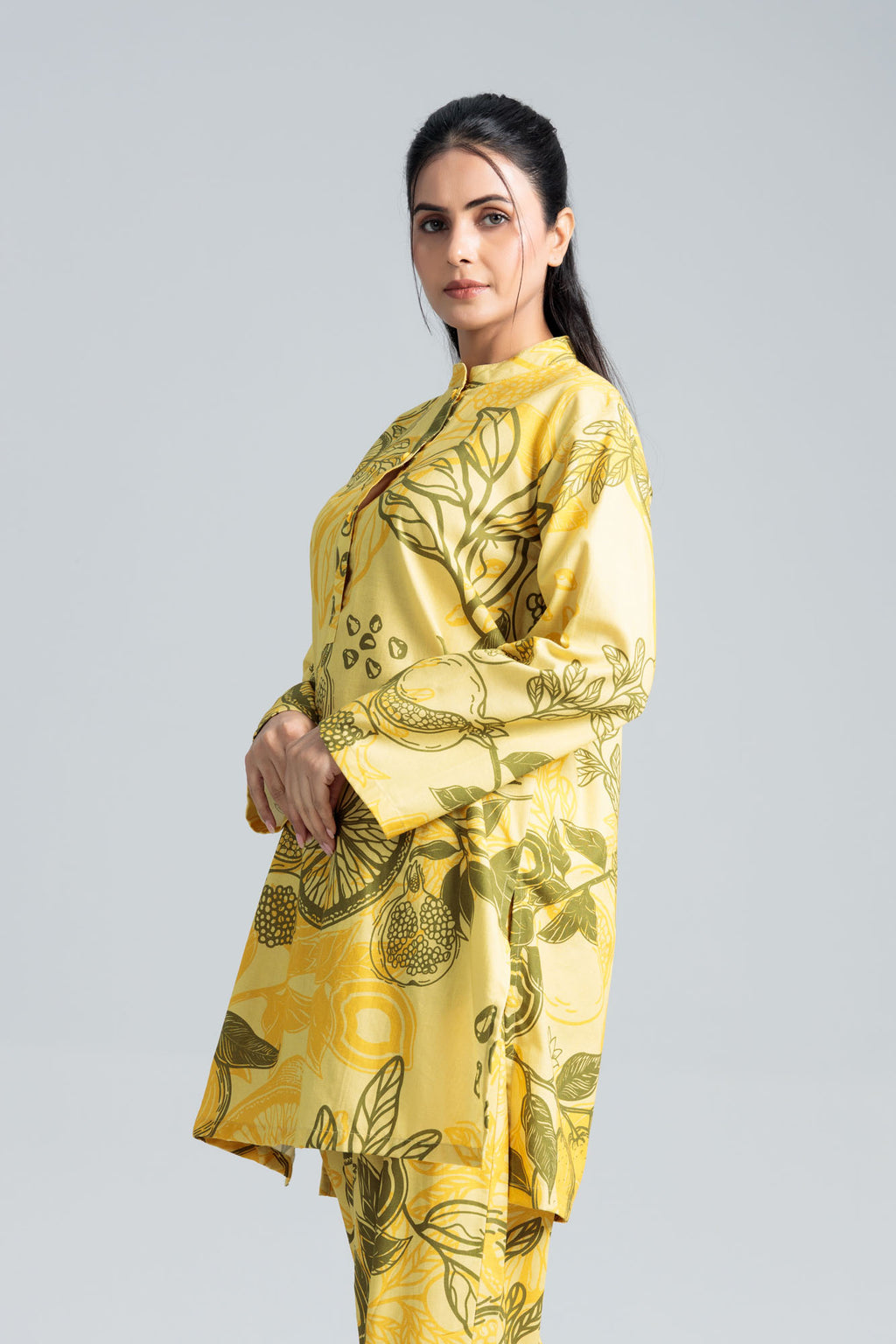 Women’s Cotton Co-Ord Set - Green Tint