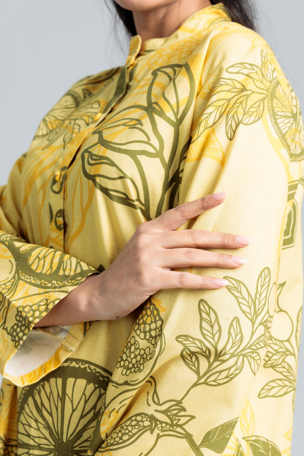 Women’s Cotton Co-Ord Set - Green Tint