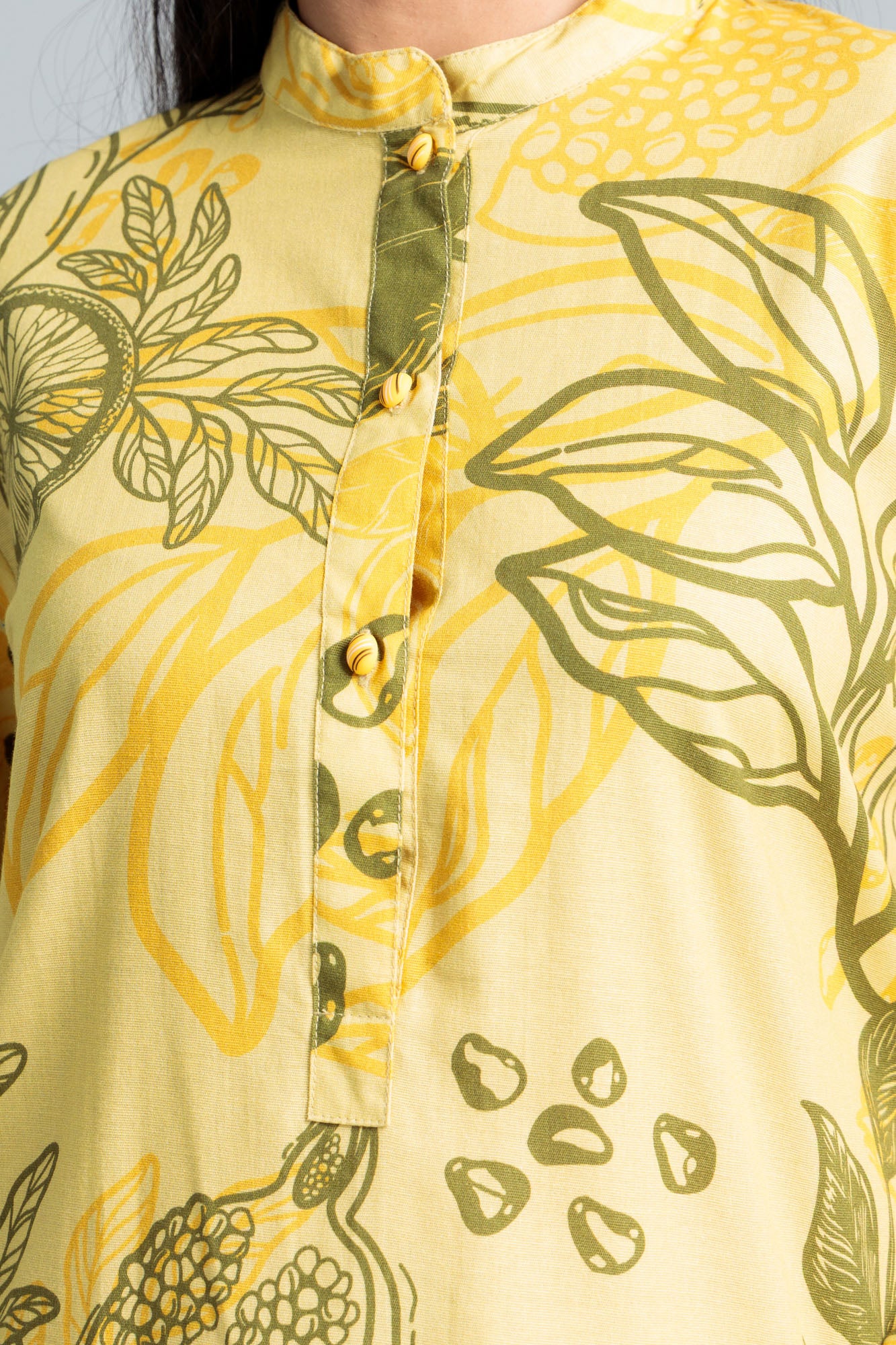 Women’s Cotton Co-Ord Set - Green Tint