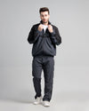 Men's Micro Stretch Active Wear Tracksuit - Charcoal