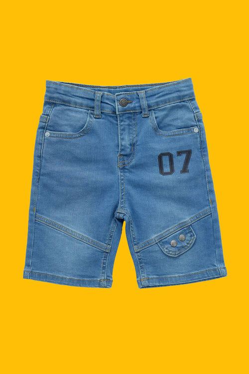 Boy Denim Short - LT Blue