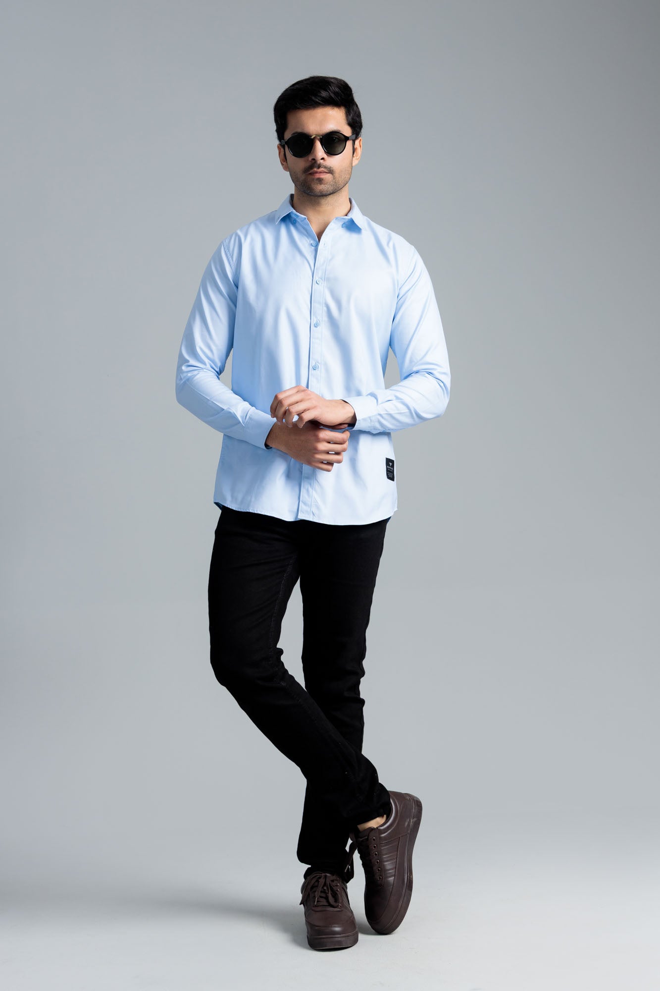 Men’s Classic Casual Shirt - Sky Blue