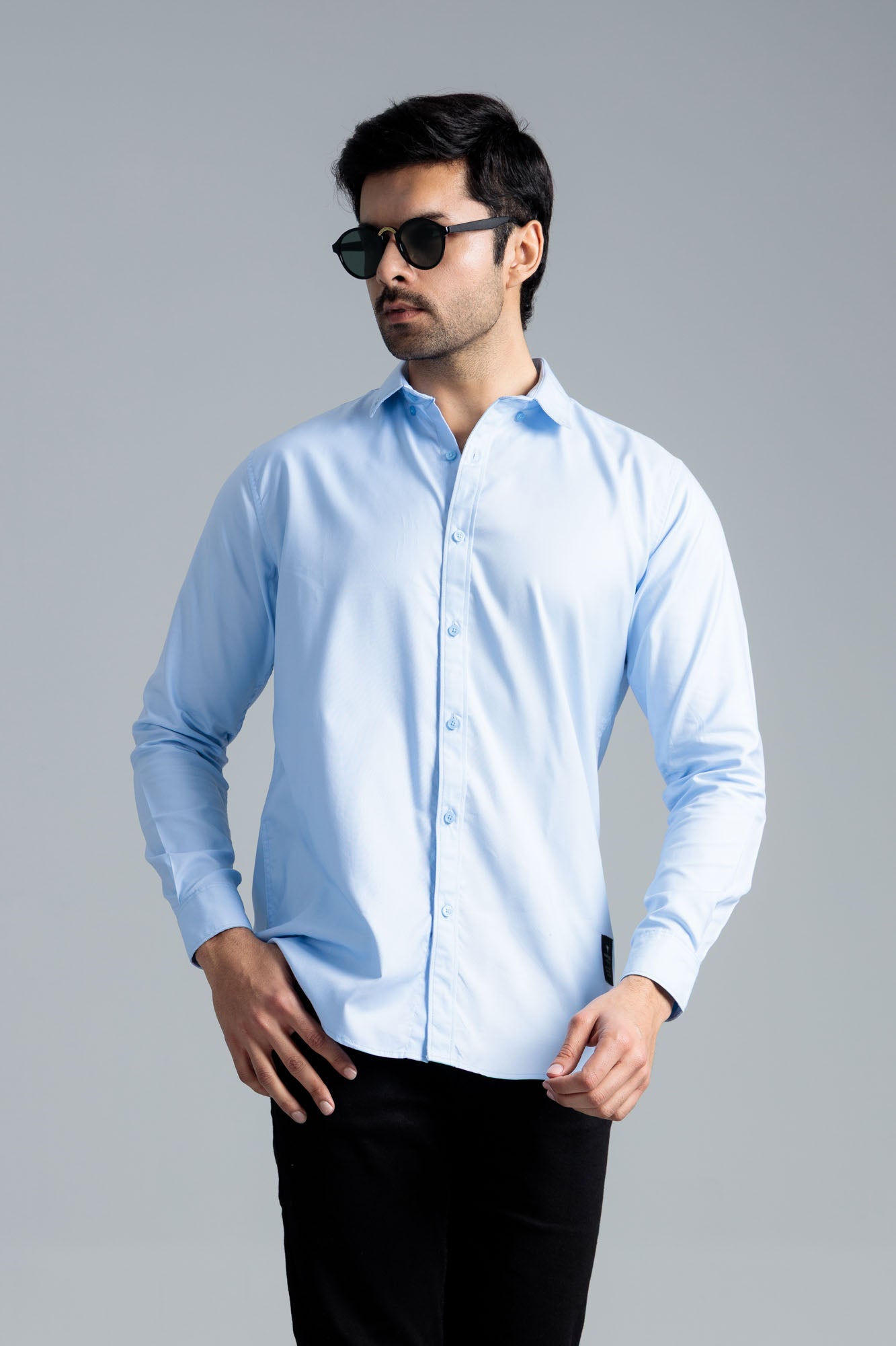 Men’s Classic Casual Shirt - Sky Blue