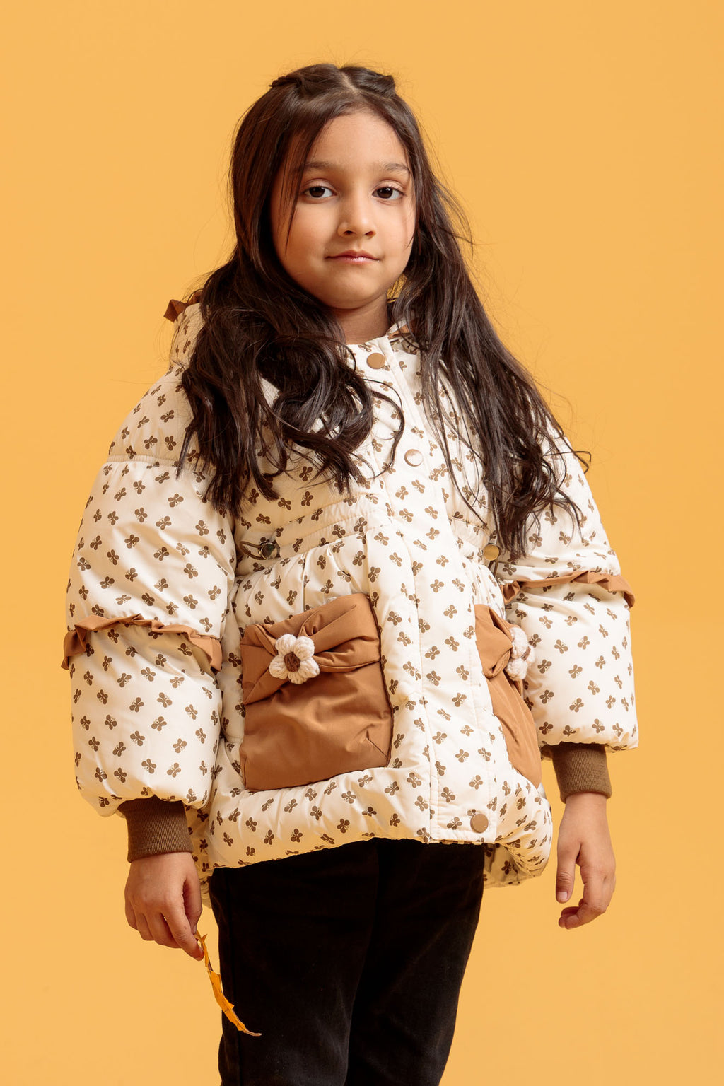 Parachute Jacket - Brown Butterfly