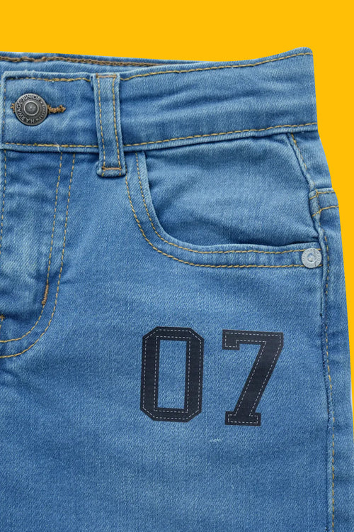 Boy Denim Short - LT Blue