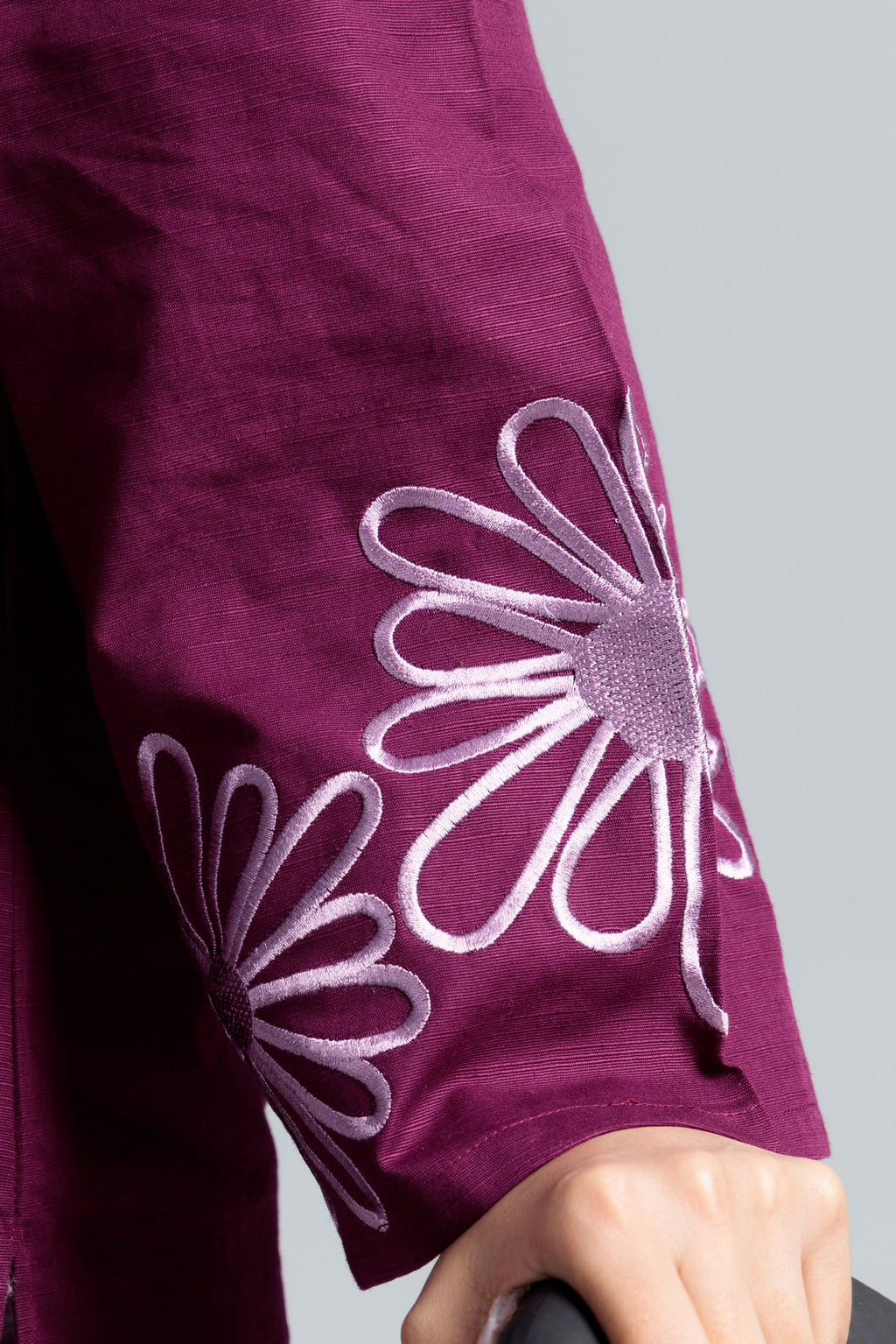 Women’s Cotton Two-Piece Set - Purple