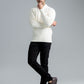 Men’s Wool Mock Neck Jersey - Off White