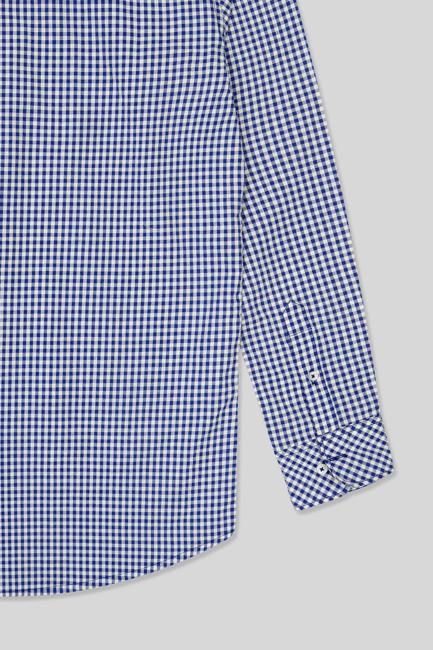 Men’s Classic Casual Shirt - Blue & White