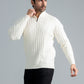 Men’s Wool Mock Neck Jersey - Off White