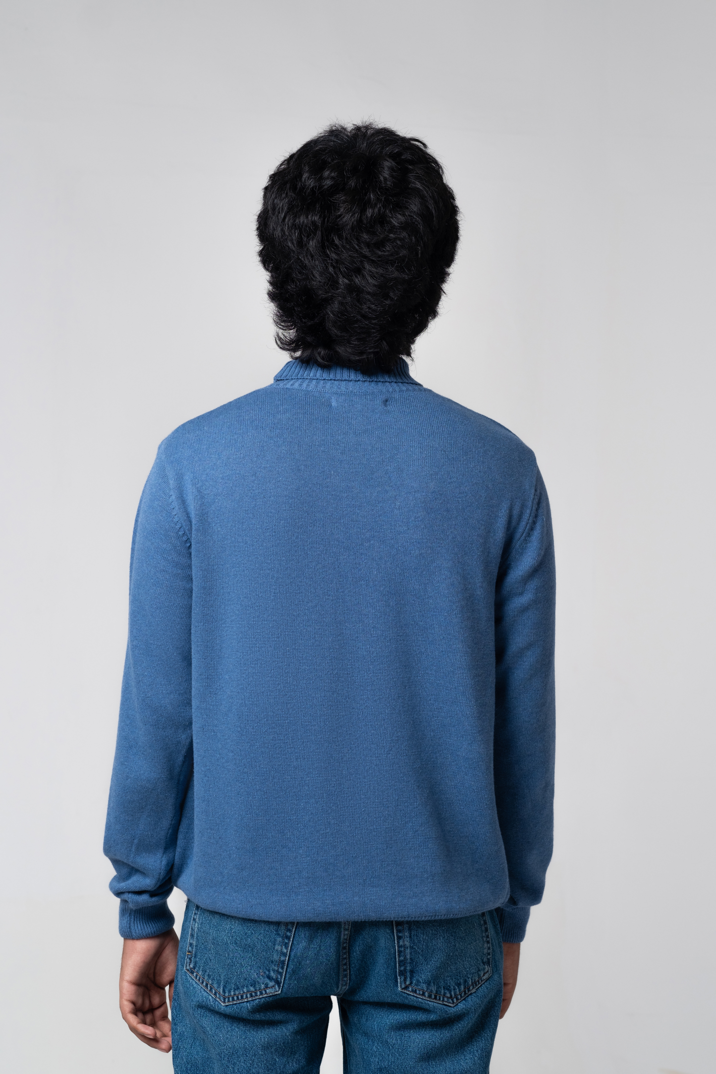 Men’s Turtle Neck Sweater - Navy