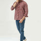 Men Casual Dress Shirt - Multi Checkered