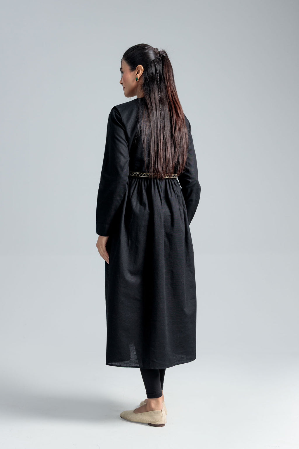 Women’s Cotton Frock - Black