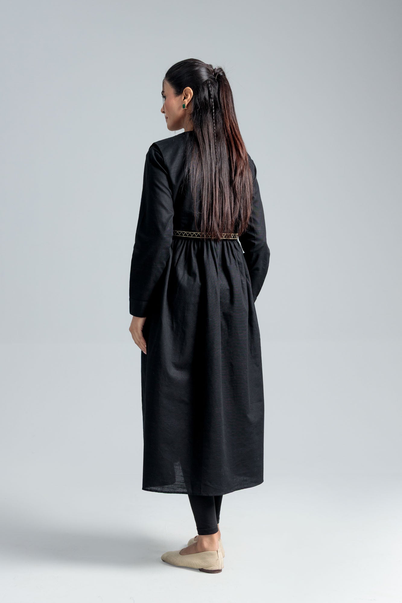 Women’s Cotton Frock - Black