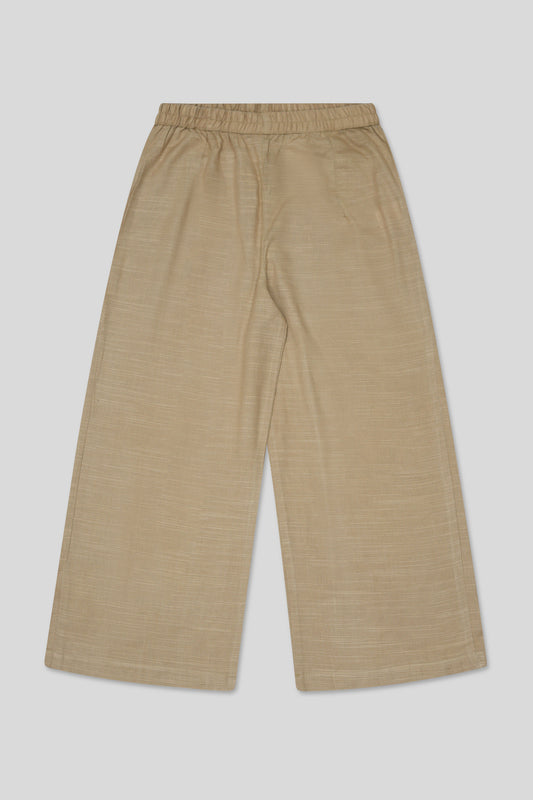 Women’s Wide-Leg Trouser - Beige