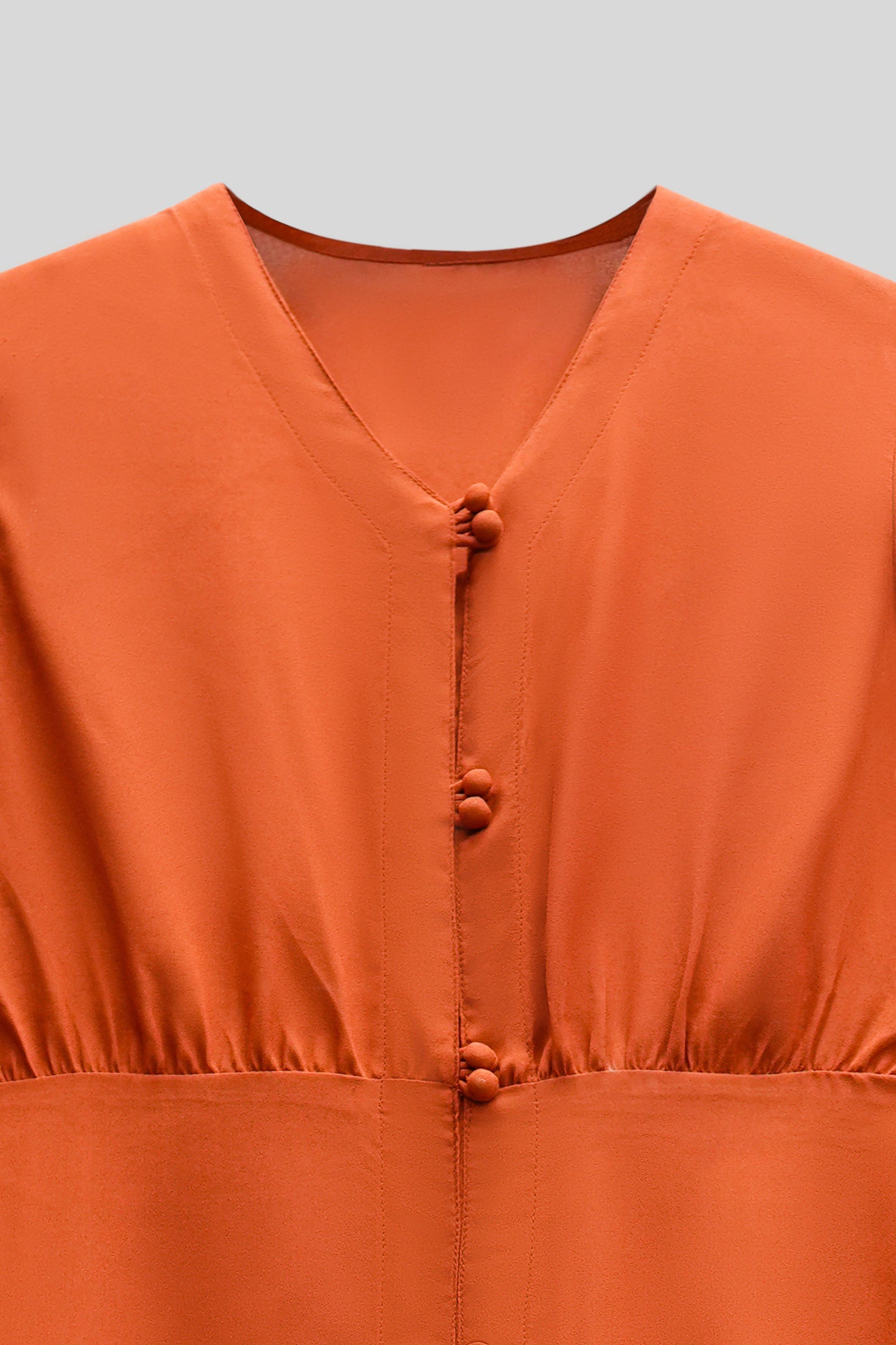 Women’s Georgette Maxi Dress - Rust