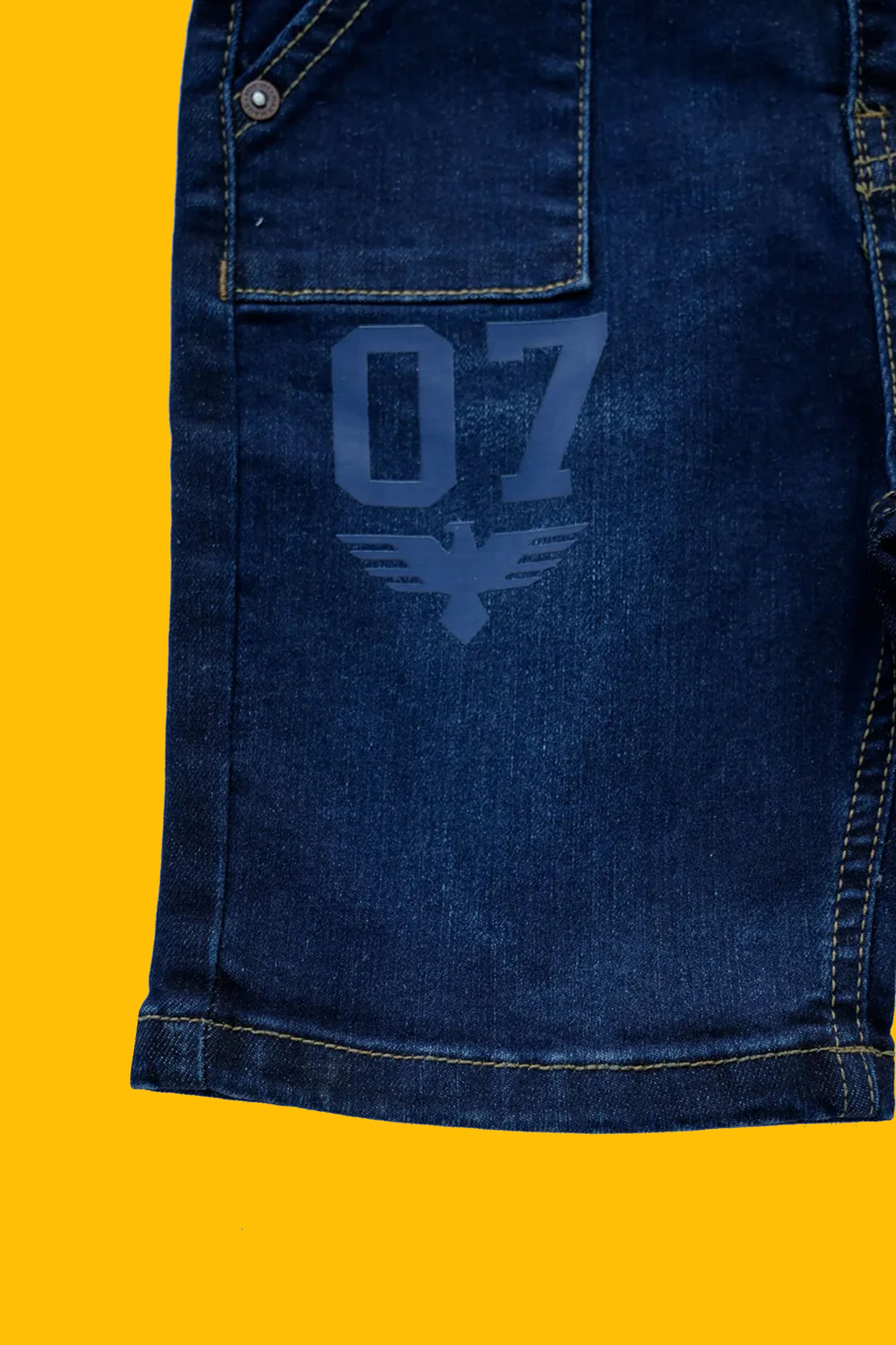 Boy Denim Short - Dark Blue