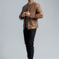 Men LEATHER Jacket - Brown Tint