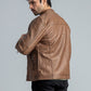 Men LEATHER Jacket - Brown Tint