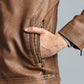 Men LEATHER Jacket - Brown Tint