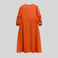 Women’s Georgette Maxi Dress - Rust