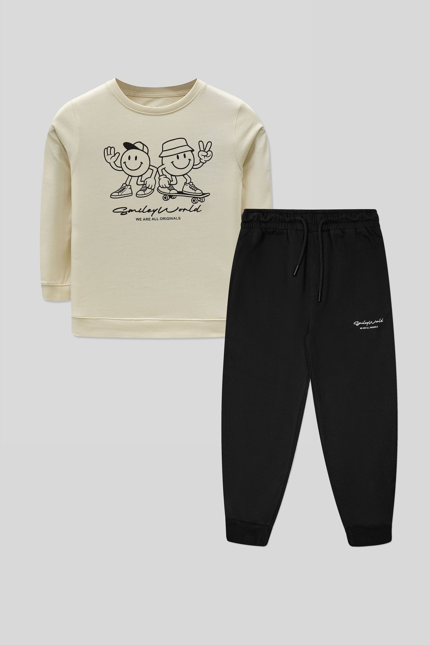 Little Boys’ Two-Piece Outfit - Charcoal Grey